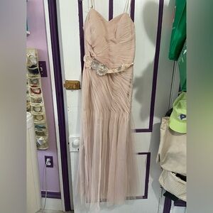Watters Light Pink Bridesmaids Dress - Size 12